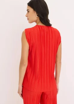 Damen bonprix Shirts & Tops|Top mit Plissee