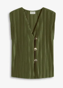 Damen bonprix Shirts & Tops|Top mit Plissee