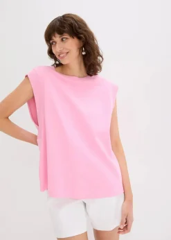 Best Top mit Ripp-Einsatz am Ärmel Damen Shirts & Tops