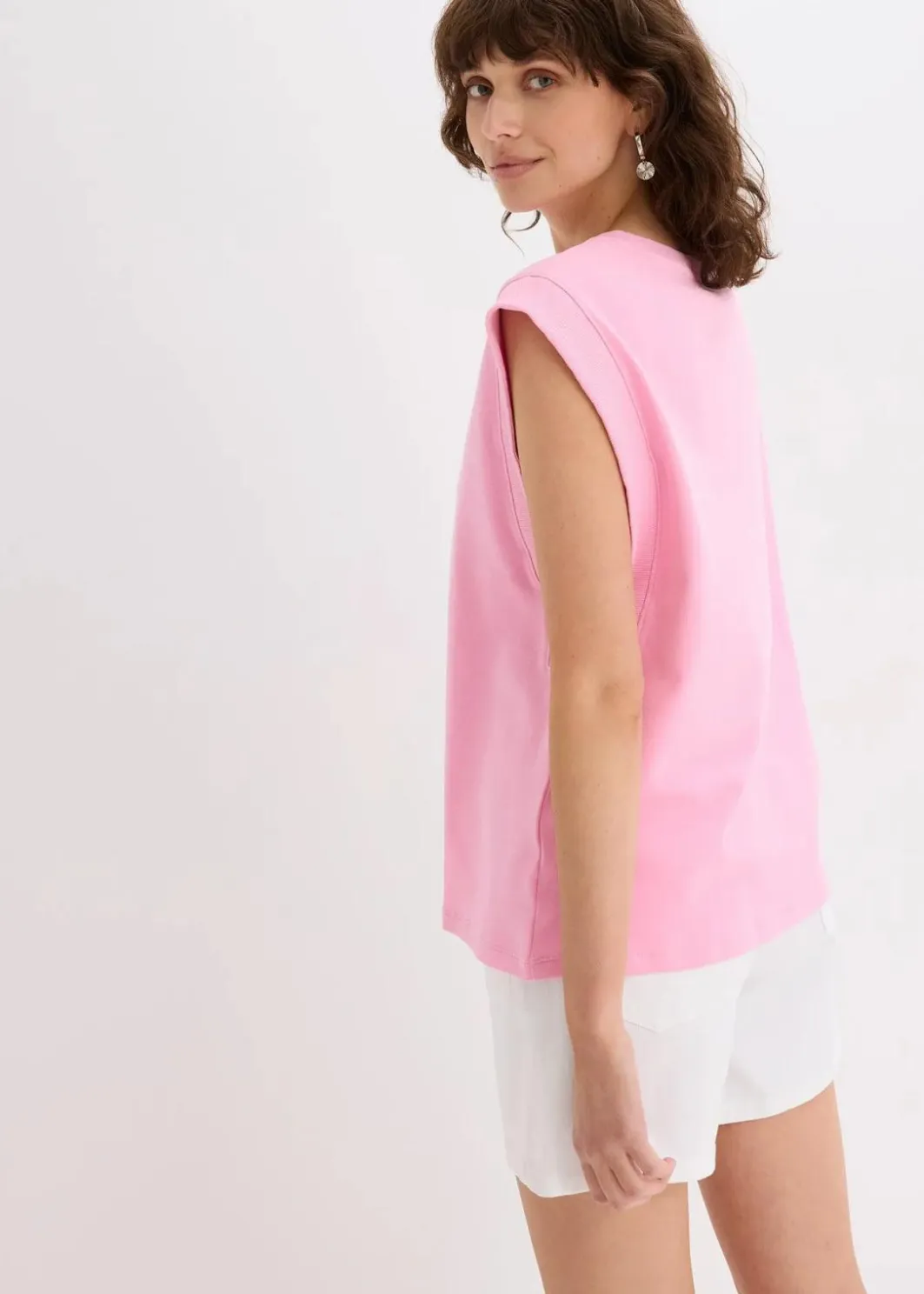 Best Top mit Ripp-Einsatz am Ärmel Damen Shirts & Tops