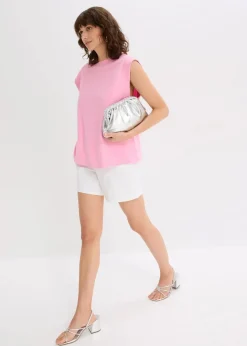 Best Top mit Ripp-Einsatz am Ärmel Damen Shirts & Tops