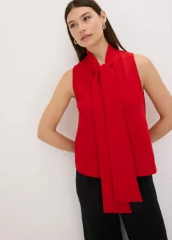 Damen bonprix Shirts & Tops|Top mit Schluppenkragen