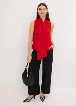 Damen bonprix Shirts & Tops|Top mit Schluppenkragen