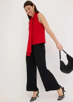 Damen bonprix Shirts & Tops|Top mit Schluppenkragen