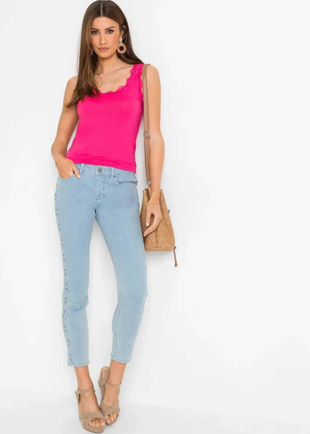 Discount Top mit Spitze (2er-Pack) Damen Shirts & Tops