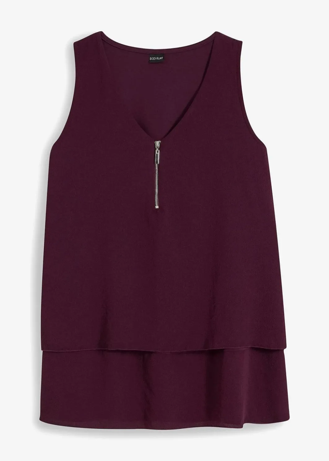Best Top mit Zipper aus nachhaltige Viskose Damen Shirts & Tops|Blusen & Tuniken