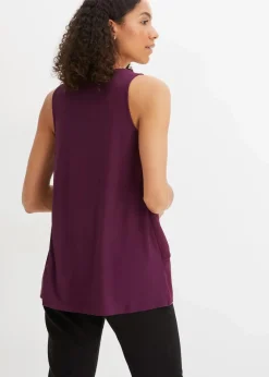 Best Top mit Zipper aus nachhaltige Viskose Damen Shirts & Tops|Blusen & Tuniken
