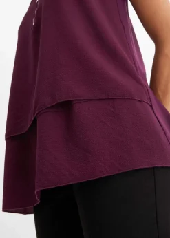 Best Top mit Zipper aus nachhaltige Viskose Damen Shirts & Tops|Blusen & Tuniken