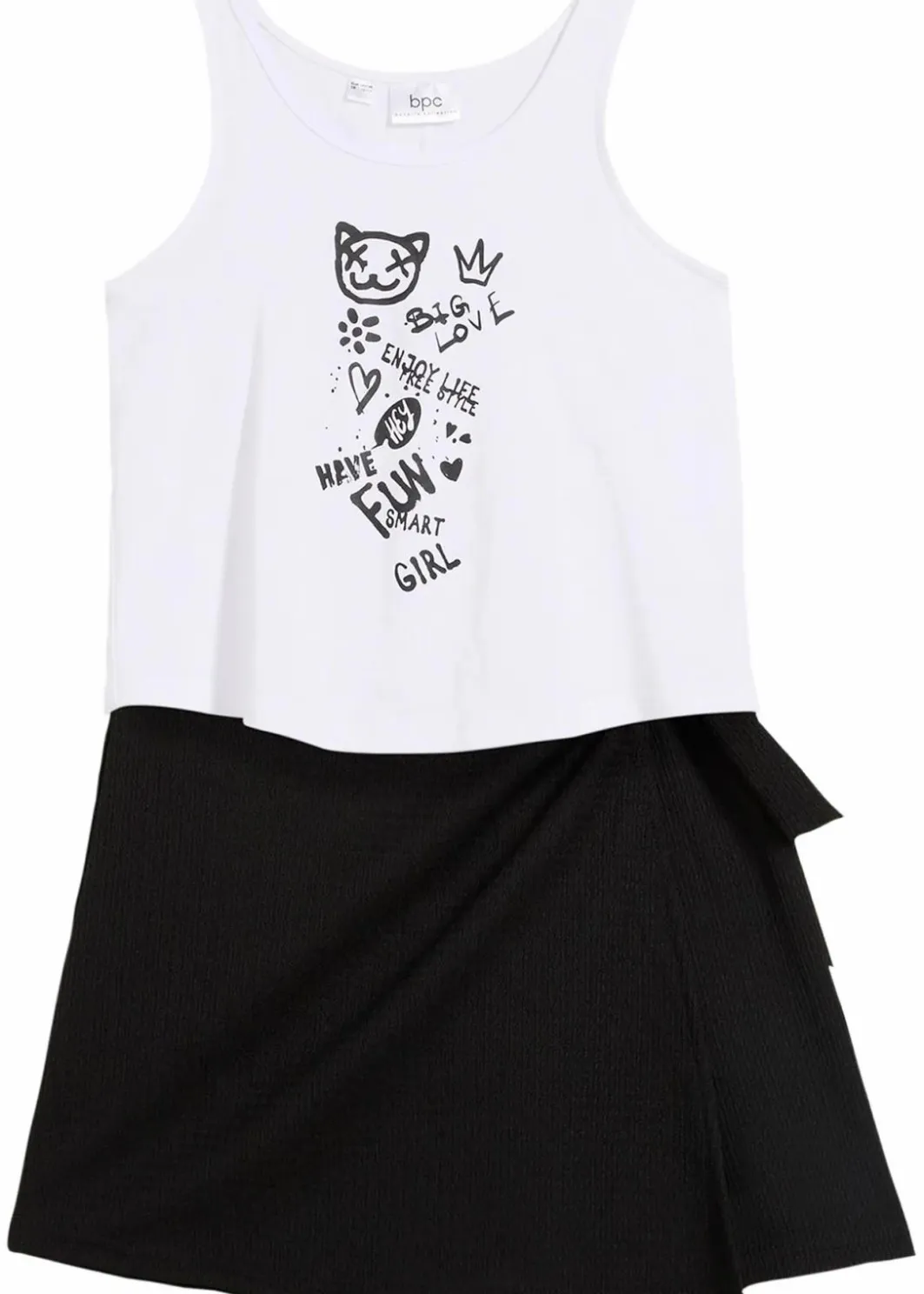 Kinder bonprix Mädchen 9-16 Jahre·Shorts|Mädchen 9-16 Jahre·Röcke|Top und Hosenrock (2tlg. Set)