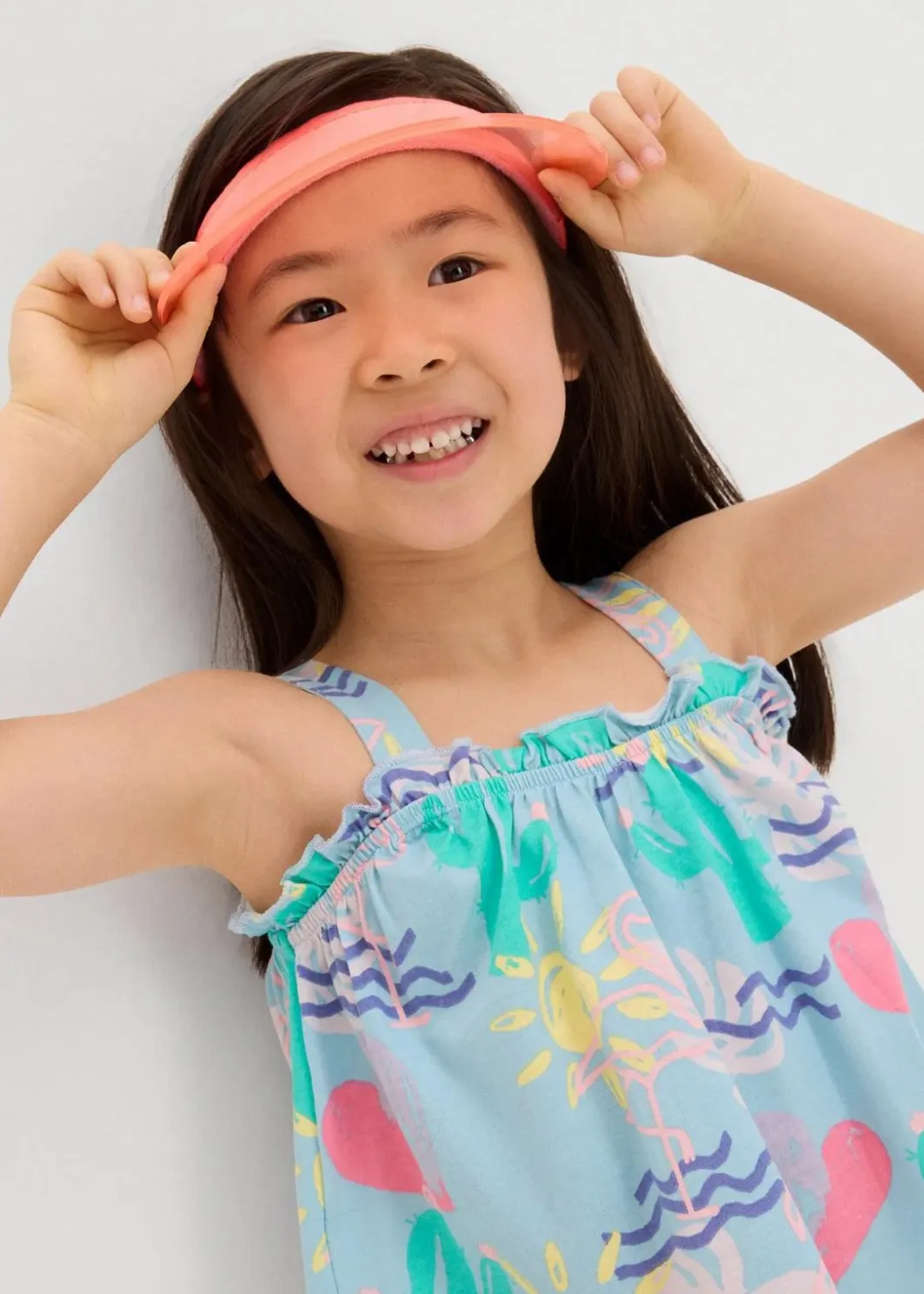 Kinder bonprix Mädchen 2-8 Jahre·Nachhaltigere Materialien|Mädchen 9-16 Jahre·Nachhaltigere Materialien|Top und kurze Hose (2-tlg.Set) aus reiner Bio-Baumwolle