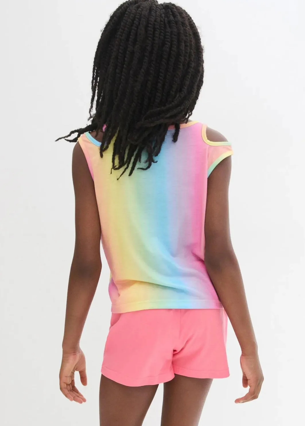 Top und Shorts (2-tlg.Set) Kinder Mädchen 9-16 Jahre·Shirts & Blusen|Mädchen 2-8 Jahre·Nachhaltigere Materialien