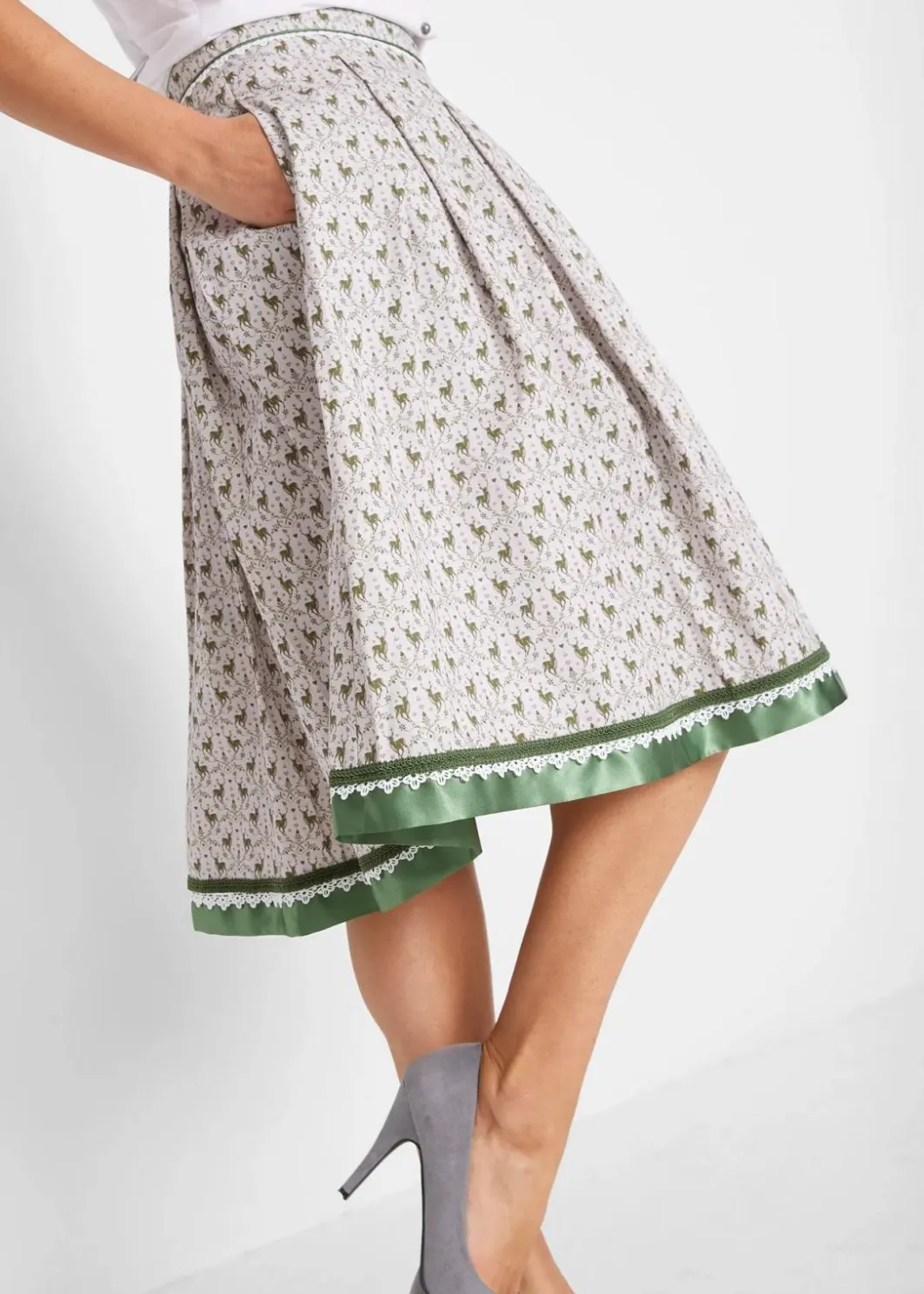 Outlet Trachtenrock, knieumspielend Damen Bekleidung·Sportbekleidung|Röcke