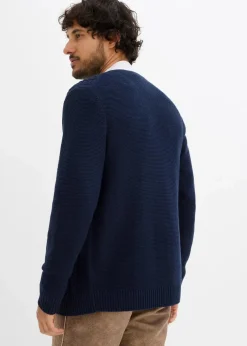 Hot Trachten-Strickjacke aus weichem Baumwollmix Herren Große Größen|Trachtenmode