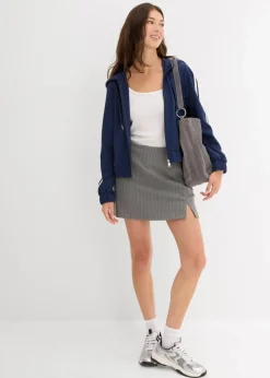 Damen bonprix Jacken & Mäntel|Zweiteiler & Sets|Trainingsjacke mit sportivem Streifen