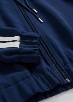 Damen bonprix Jacken & Mäntel|Zweiteiler & Sets|Trainingsjacke mit sportivem Streifen