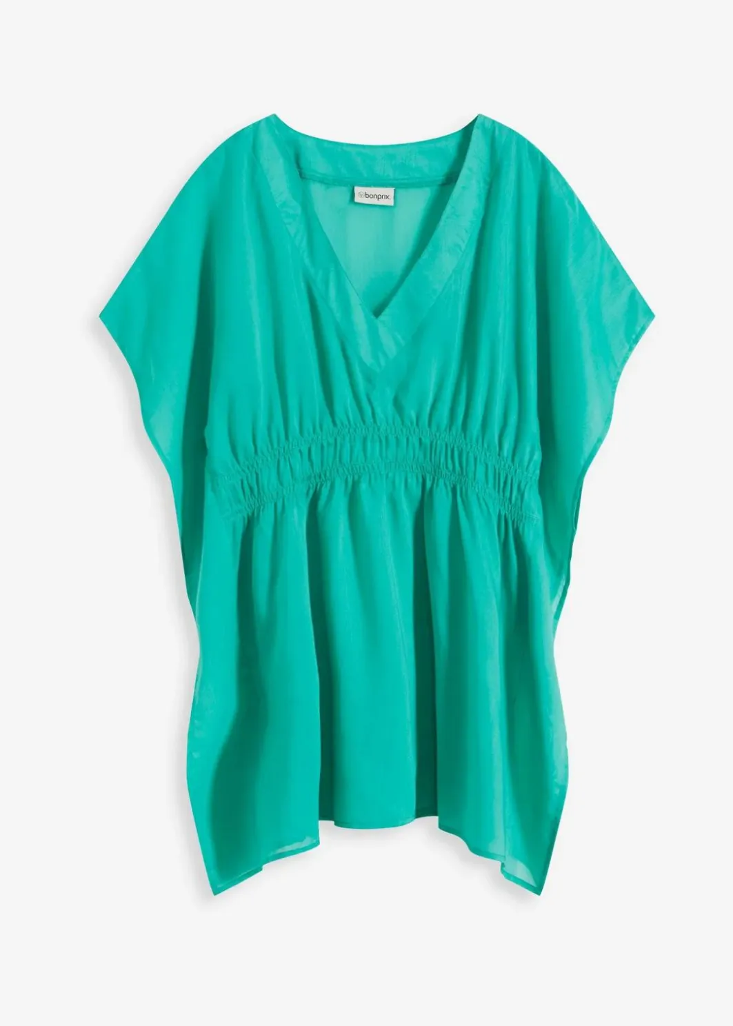 Damen bonprix Blusen & Tuniken|Bekleidung·Jacken & Mäntel|Transparente Strandtunika mit V-Ausschnitt