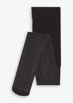 Damen bonprix Socken & Strumpfhosen|Transparente Strumpfhose mit Glitzermuster, 20 DEN