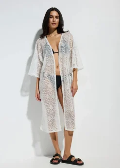 Damen bonprix Strandmode|Bademode·Strandmode|Transparenter Strandkimono