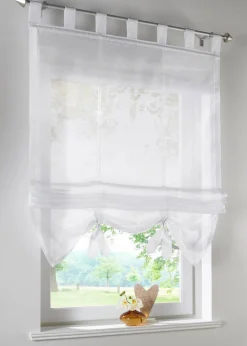 bonprix Raffrollos|Transparentes Raffrollo einfarbig