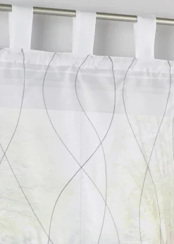 Online Transparentes Raffrollo mit Stickerei Raffrollos