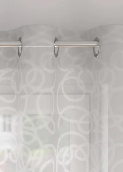 New Transparentes Raffrollo mit Druck mit recyceltem Polyester Raffrollos