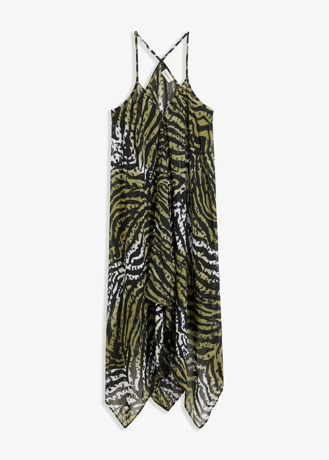 Damen bonprix Strandmode|Bademode·Strandmode|Transparentes Strand Maxikleid aus leichtem Chiffon
