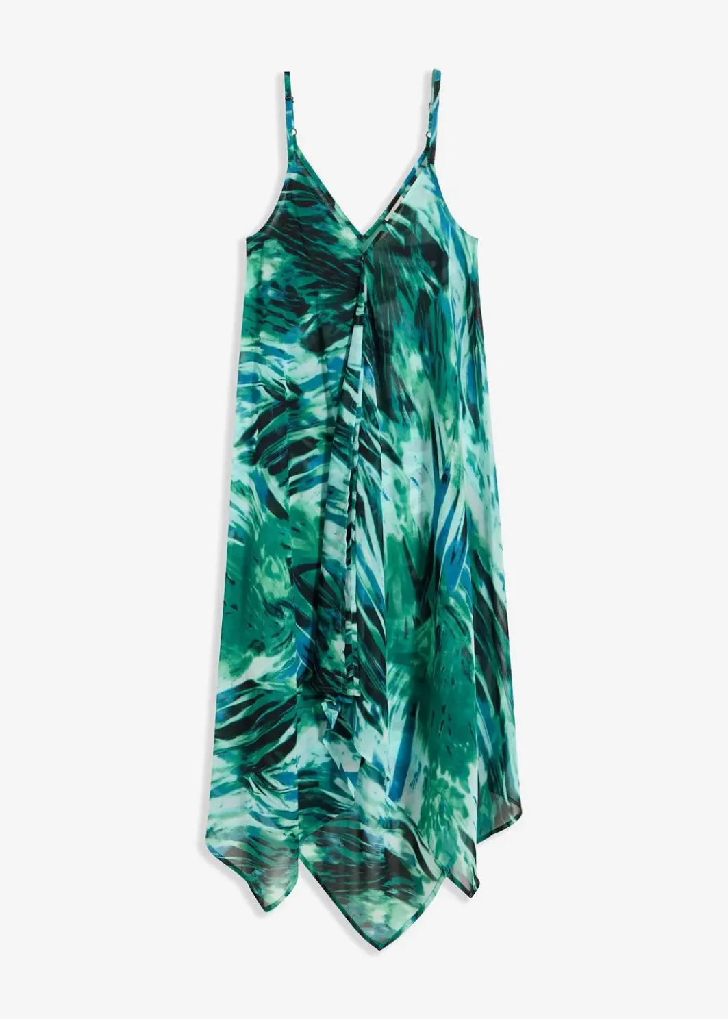 Damen bonprix Strandmode|Bademode·Strandmode|Transparentes Strand Maxikleid aus leichtem Chiffon