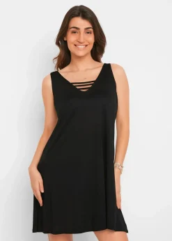 Transparentes Strandkleid aus Viskose Damen Strandmode|Nachhaltigere Materialien