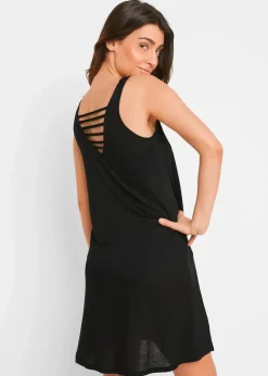 Transparentes Strandkleid aus Viskose Damen Strandmode|Nachhaltigere Materialien