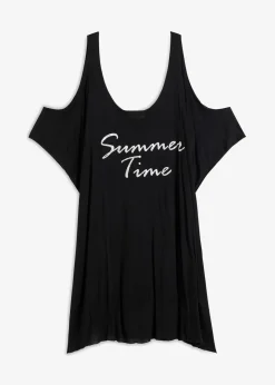 Damen bonprix Strandmode|Bademode·Strandmode|Transparentes Strandkleid aus Viskose