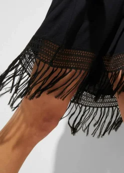 Transparentes Strandkleid aus Viskose Damen Strandmode|Bademode·Strandmode