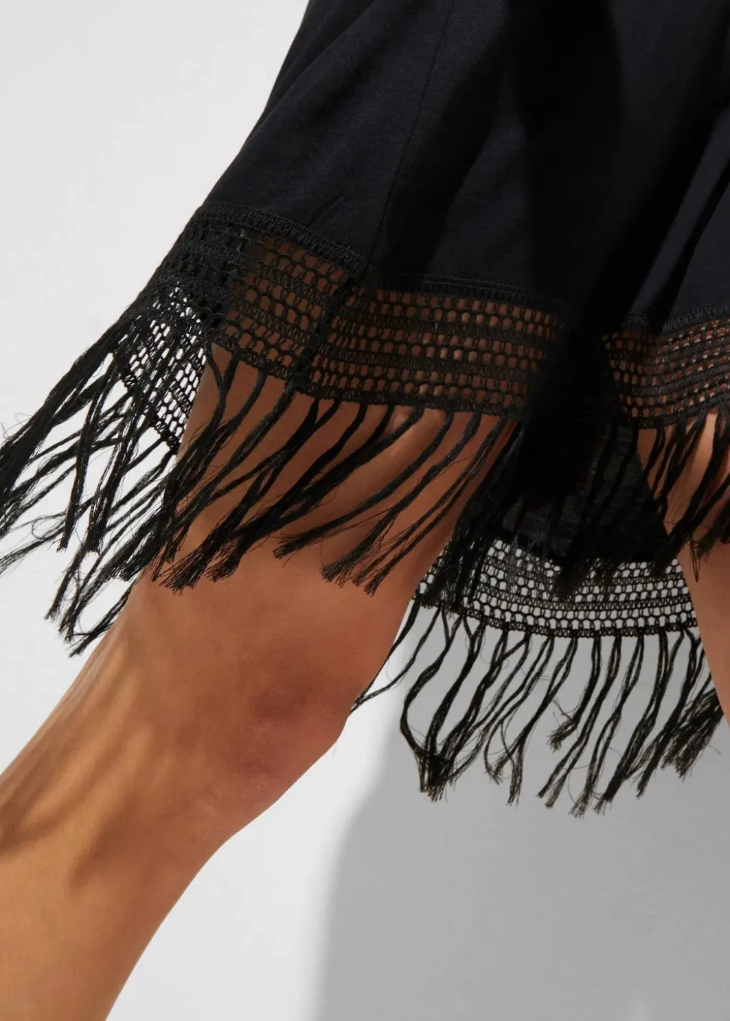 Transparentes Strandkleid aus Viskose Damen Strandmode|Bademode·Strandmode