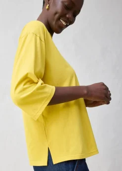 Damen bonprix Shirts & Tops|Trapezförmiges Shirt mit Seidenanteil