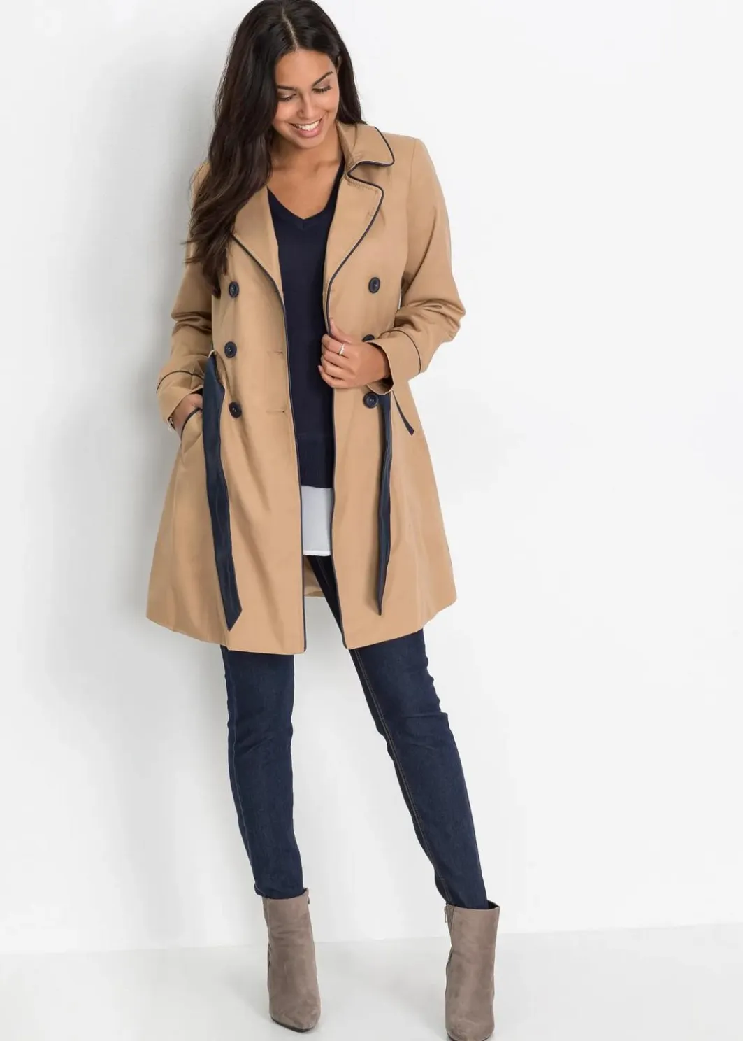 Damen bonprix Jacken & Mäntel|Trenchcoat