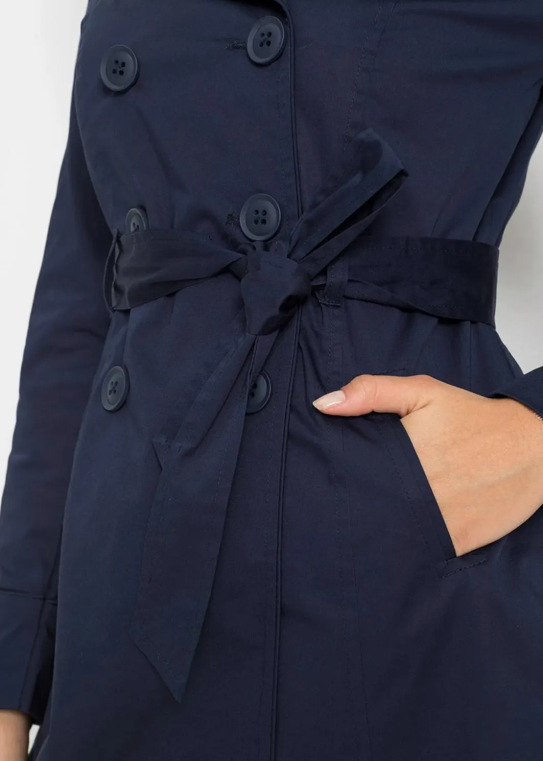 Damen bonprix Jacken & Mäntel|Bekleidung·Hosen|Trenchcoat aus Baumwolle