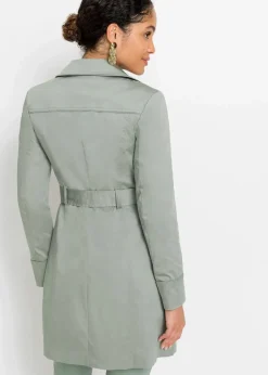 Clearance Trenchcoat aus Baumwolle Damen Jacken & Mäntel|Bekleidung·Hosen