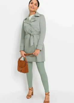 Clearance Trenchcoat aus Baumwolle Damen Jacken & Mäntel|Bekleidung·Hosen