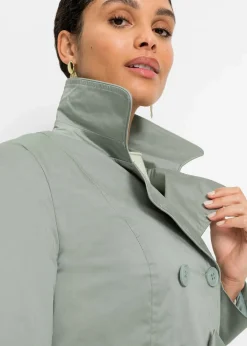 Clearance Trenchcoat aus Baumwolle Damen Jacken & Mäntel|Bekleidung·Hosen