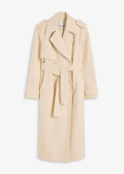 Online Trenchcoat in Wolloptik Damen Bekleidung·Hosen|Jacken & Mäntel