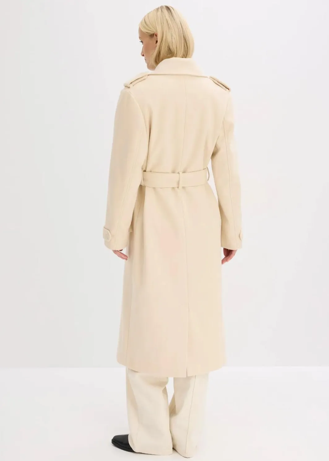 Online Trenchcoat in Wolloptik Damen Bekleidung·Hosen|Jacken & Mäntel