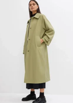 Damen bonprix Bekleidung·Hosen|Jacken & Mäntel|Trenchcoat mit Laschen