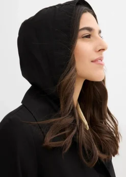 Damen bonprix Bekleidung·Hosen|Jacken & Mäntel|Trench-Mantel mit abnehmbarer Kapuze