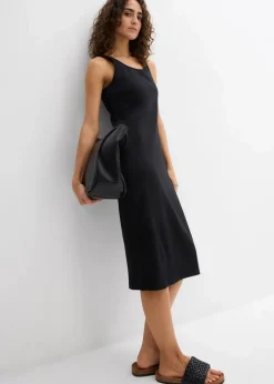 Outlet Trägerkleid aus Bio- Baumwoll-Stretch Damen Bekleidung·Röcke|Basics