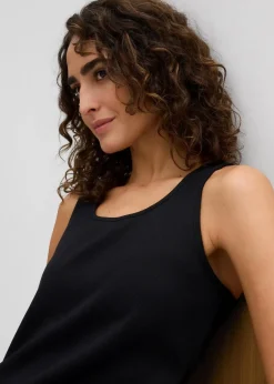 Outlet Trägerkleid aus Bio- Baumwoll-Stretch Damen Bekleidung·Röcke|Basics