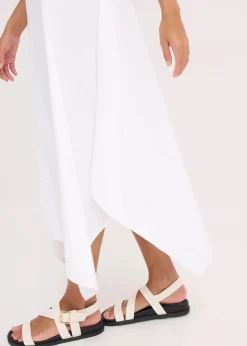 Damen bonprix Kleider|Trägerkleid aus feinem Viskose-Mix