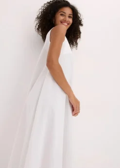 Damen bonprix Kleider|Trägerkleid aus feinem Viskose-Mix