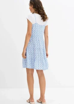 Damen bonprix Kleider|Nachhaltigere Materialien|Trägerkleid aus fließender Viskose