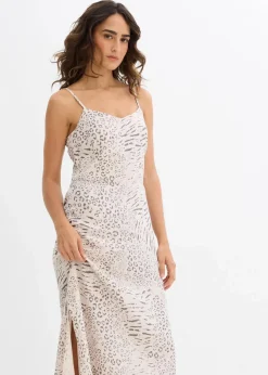 Damen bonprix Kleider|Nachhaltigere Materialien|Trägerkleid aus fließender Viskose