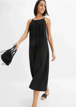 Discount Trägerkleid aus leichtem Crêpe Damen Bekleidung·Pullover & Strickjacken|Kleider