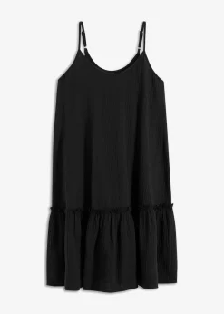 Outlet Trägerkleid aus Musselin Damen Kleider|Bekleidung·Pullover & Strickjacken